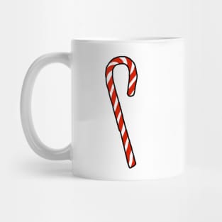 A Christmas Candy Cane Mug